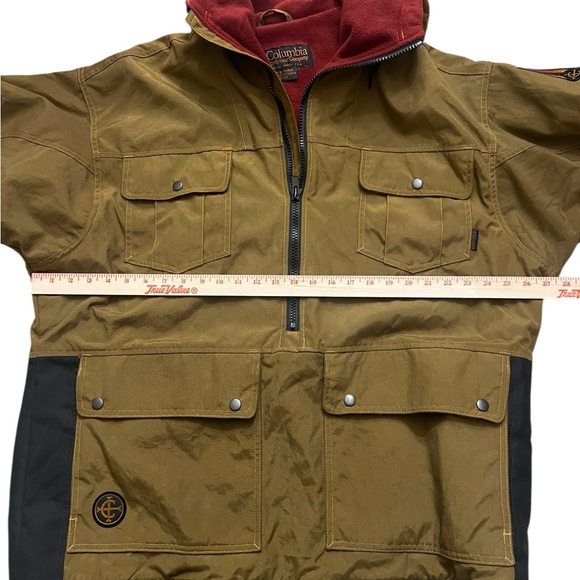 Vintage 90s Columbia Convert Jacket Gorpcore Utility Parka Fleece Lined Medium - Picture 14 of 15
